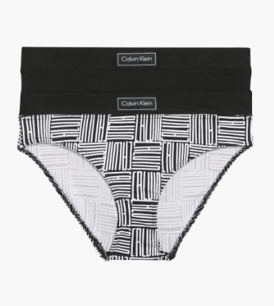 Calvin Klein 2-pak Trusser BLACK/PRINT