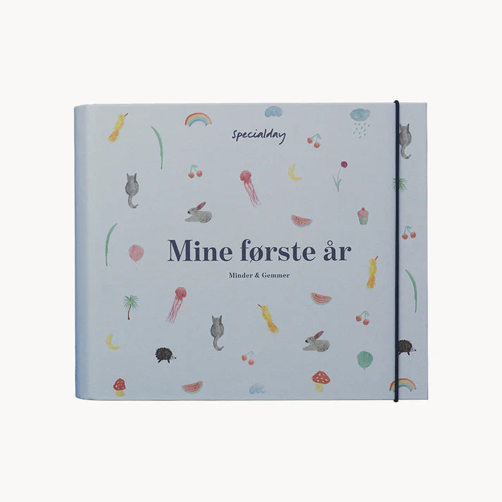 Barnets Bog - Mine Første År Album Blå (Ny model)