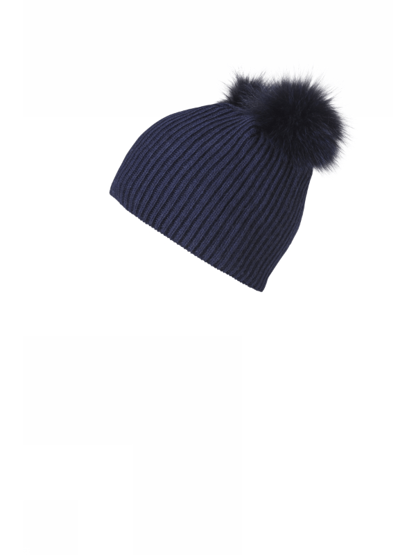 MP Uld Hue Med Pom Pommer Navy