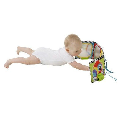 Playgro-Tummy Time-vendbar bog med spejl